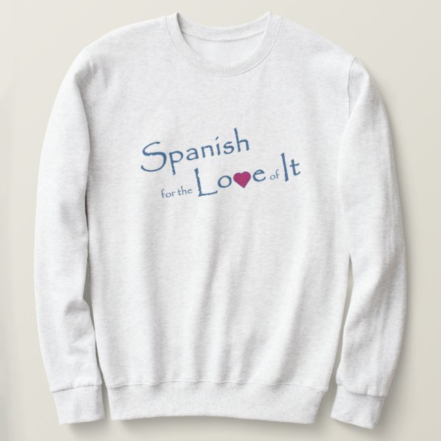 Sweatshirt à col d'équipage (Design devant)