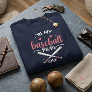 Sweatshirt À l'ère de ma maman de baseball Drôle de maman de