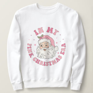 Sweatshirt À l'ère de Noël rose