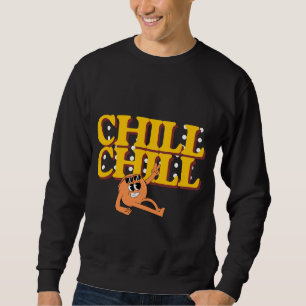 Sweatshirt à personnage de dessin animé rétro Chil