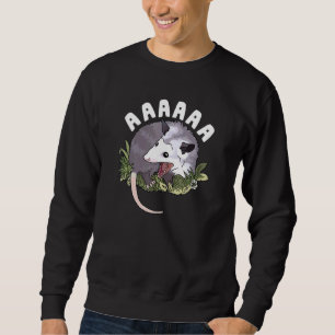 Sweatshirt AAAA hurlant Opossum Stress Possum Dank Meme