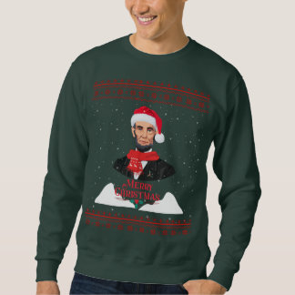 SWEATSHIRT ABE LINCOLN MERRY NOËL