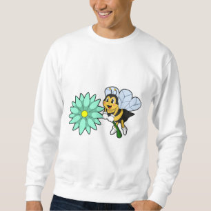 Sweatshirt Abeille avec fleur.PNG