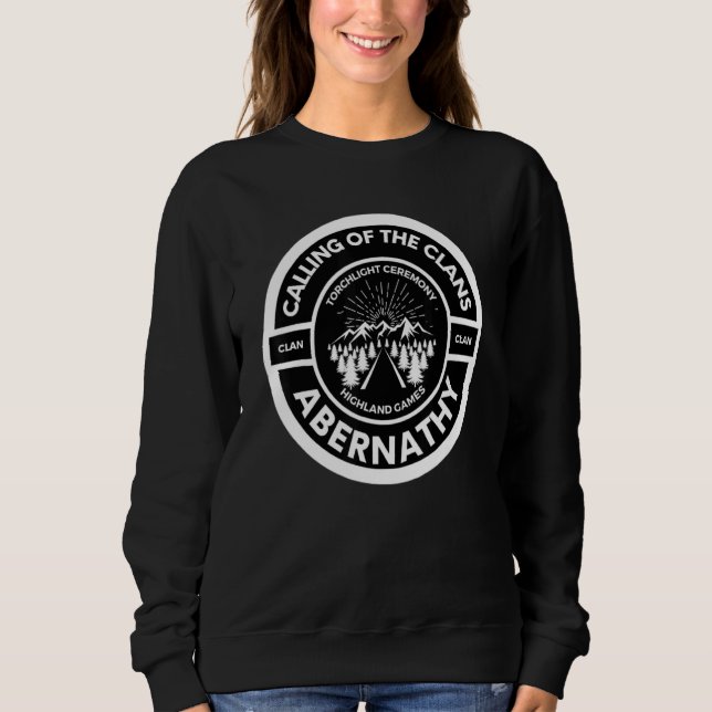 Sweatshirt Abernathy Clan Scottish Torch Light Ceremony Highl (Devant)