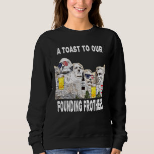 Sweatshirt Abraham Drinkin Ben Drankin Mount Rushmore Usa 3