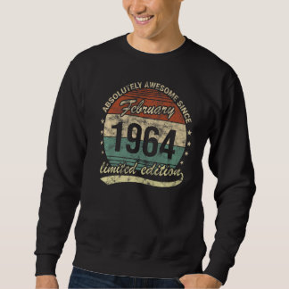 Sweatshirt Absolument Génial Depuis Février 1964 Homme Femme 
