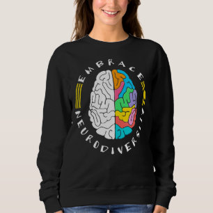 Sweatshirt Accepter la Sensibilisation sur l'autisme Asd Neur