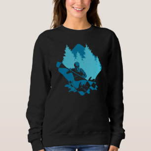 Sweatshirt Accessoires De Paddle Kayak En Eau Blanche Canoë E
