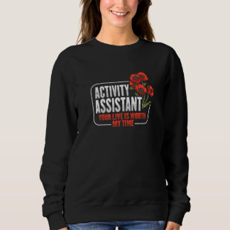 Sweatshirt Activité Assistant Motivation Pour Une Activité Di