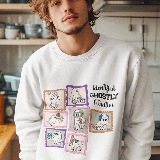 Sweatshirt Activités de fantôme - Fantômes physiquement actif (This item is for display purposes only to illustrate the design element. )