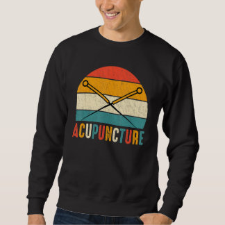 Sweatshirt Acupuncture rétro Vintage Acupression Acupuncturis