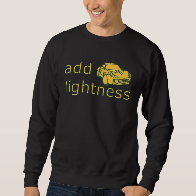 Sweatshirt Add Lightness Lotus Track Day Autocross (Devant)