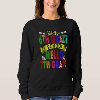 Sweatshirt Adieu 6e année Bonjour 7e année 2022 Graduation
