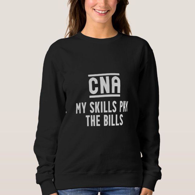 Sweatshirt Adjointe en soins infirmiers certifiée des compéte (Devant)