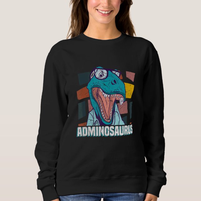 Sweatshirt Adminosaurus Code Coding Tech Développeur de Logic (Devant)