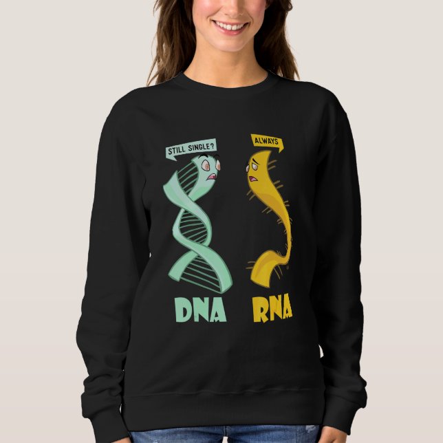 Sweatshirt Adn Rna - Biologiste Biologie Étudiante en science (Devant)