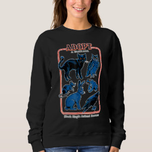 Sweatshirt Adopter un costume familier d'Haloween animal Dépl