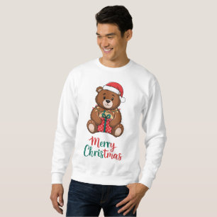 Sweatshirt Adorable ours de noël - Merry Christmas