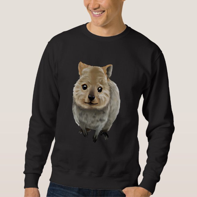 Sweatshirt Adorable Quokka (Devant)