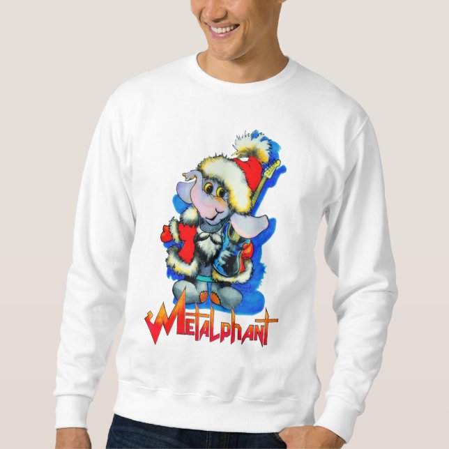 Sweatshirt adulte des vacances d'hiver de Metalpha (Devant)