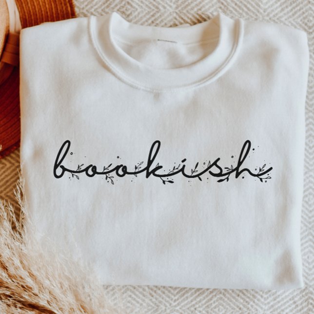 Sweatshirt Aesthétique Floral Book Lovers Bookish (Créateur téléchargé)