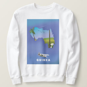 Sweatshirt Affiche d'impression de ski en Guinée Afrique du S