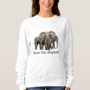 Sweatshirt africain des éléphants