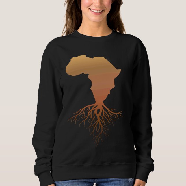 Sweatshirt African Continent Roots African Pride Black Cultur (Devant)