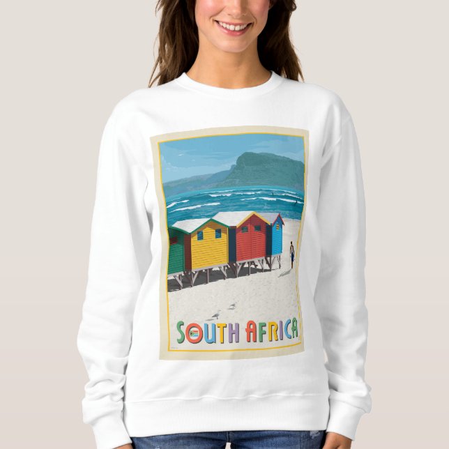 Sweatshirt Afrique du Sud | Plage de Muizenberg (Devant)