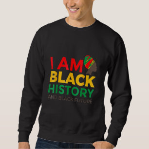 Sweatshirt Afro-Américain Afrocentric Je Suis Noir Histoire M