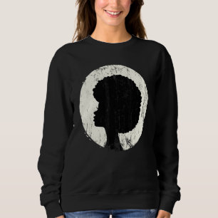 Sweatshirt Afro Natural Hair Pride Art Black Women Fière