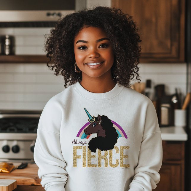 Sweatshirt Afro Unicorn | Magique - Toujours fière (Créateur téléchargé)