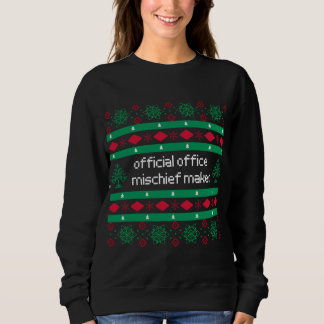 Sweatshirt Agent de l'Office Maker mal-faire laide "Sweater"