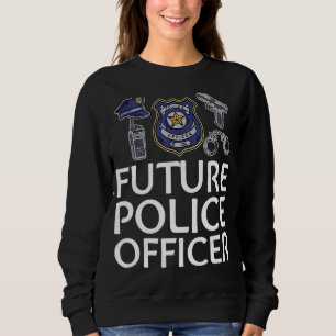 Sweatshirt Agent de police futur Enfants Jeunes 1