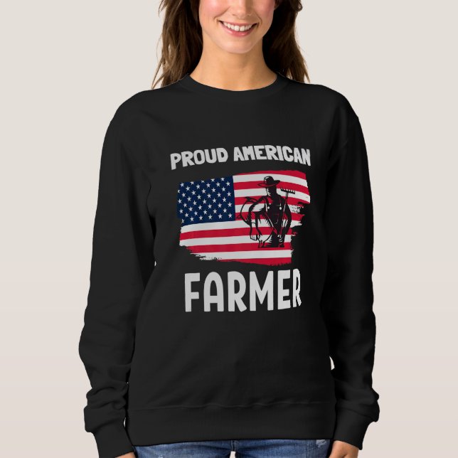 Sweatshirt Agriculteur américain (Devant)