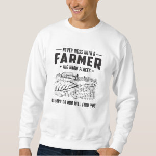 Sweatshirt Agriculture Agricole Agriculture Drôle Tracteur Id