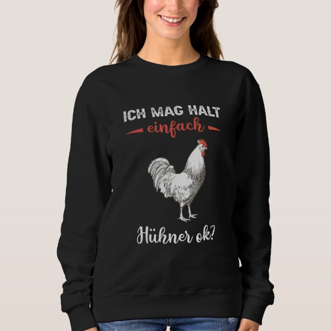 Sweatshirt Agritourisme de poulets Robinet Agriculture de pou (Devant)