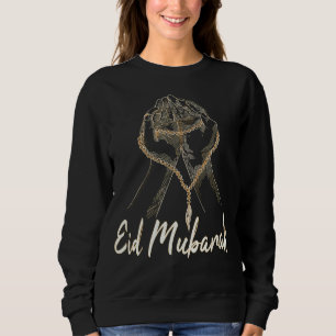 Sweatshirt Aïd el-Fitr Moubarak Aïd el-Moubarak Arabe Bienheu