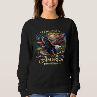 Sweatshirt Aigle du 250e anniversaire de l'Amérique 1776-2026