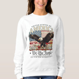 Sweatshirt Aigle du 250e anniversaire des États-Unis d'Amériq