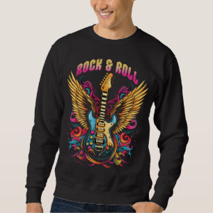 Sweatshirt Ailes de guitare Rock n Roll