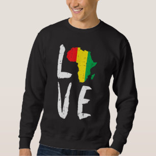 Sweatshirt Aimer Afrique Noir Histoire Mois Afro-Américain M