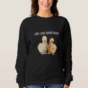 Sweatshirt Aimer l'alimentation Silkie Chicks Silkie Chicken
