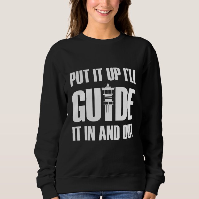 Sweatshirt Air Traffic Control Costume Aviation ATC Flight Co (Devant)
