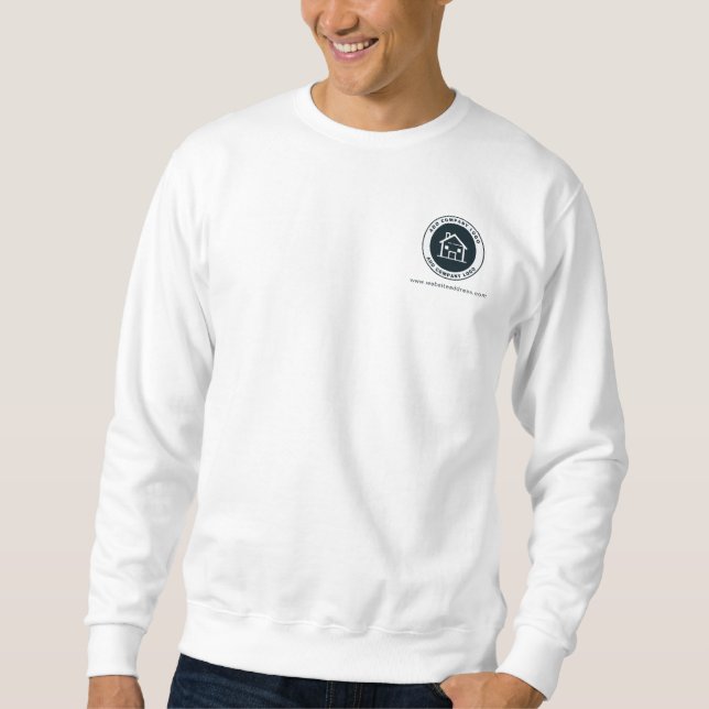 Sweatshirt Ajouter un logo professionnel personnalisé Créer v (Devant)
