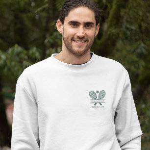 Sweatshirt Ajouter Votre Nom De Club Tennis Team Swag Personn