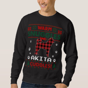 Sweatshirt Akita Chien animal de compagnie de Noël Pyjama de