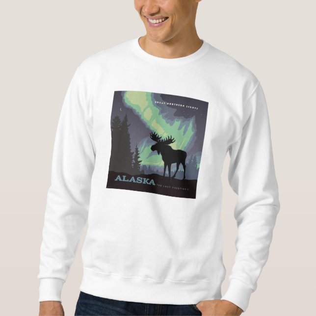 Sweatshirt Alaska | Oie des aurores nordiques (Devant)