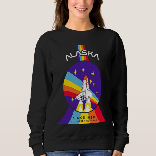 Sweatshirt Alaska Outer Space Astronaut (Devant)