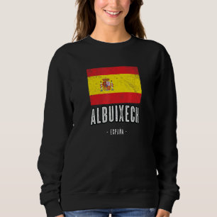Sweatshirt Albuixech Espagne Es Drapeau Ville Bandera Ropa